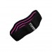 Тканевая резинка для фитнеса и спорта Power System PS-4091 Booty Band LVL 1 Black/Pink (d_64 см. нагрузка 18-23кг.)