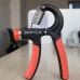 Эспандер кистевой PowerPlay PP-4323 с регулируемой нагрузкой 10-40 кг. Strength Grip Черно-красный