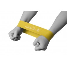 Резинка для фитнеса PowerPlay 4114 Mini Power Band 0.6мм. Х-Light Желтая (1-5кг)