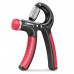 Эспандер кистевой PowerPlay PP-4323 с регулируемой нагрузкой 10-40 кг. Strength Grip Черно-красный