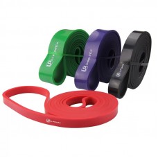 Резиновые петли для тренировок U-POWEX Power Band набор 4шт. (4,5-57kg)