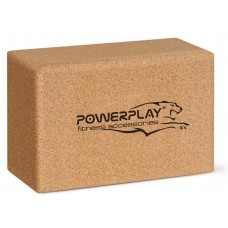 Блок для йоги PowerPlay PP_4006 из пробкового дерева Cork Yoga Block (1шт.)
