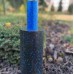 Массажный ролик (роллер) гладкий PowerPlay PP-4348 2 in 1 EPP Foam Roller Черно/Синий (33x14см.)