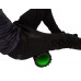 Массажный ролик (роллер) PowerPlay 4025 Massage Roller Черно-зеленый (33x15см.)