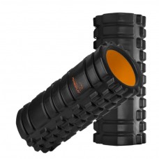 Массажный ролик (роллер) PowerPlay 4025 Massage Roller Черно-оранжевый (33x15см.)