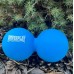 Массажный двойной мяч силиконовый PowerPlay PP-4355 Silicone Lacrosse Peanut Ball (6.3*12.6см.) Синий
