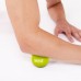 Массажный силиконовый мяч PowerPlay PP-4354 Silicone Lacrosse Ball (6.3см.) Зеленый
