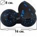 Массажный мяч двойной PowerPlay PP-4352 Epp foam peanut ball (d8*16cm.) Черно/Синий