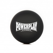 Массажный силиконовый мяч PowerPlay PP-4354 Silicone Lacrosse Ball (6.3см.) Черный