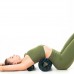 Набор для йоги PowerPlay PP_4008 EPP Foam Roller Set роллер + 2 массажных мяча Черно-синий