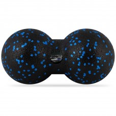 Массажный мяч двойной PowerPlay PP-4352 Epp foam peanut ball (d8*16cm.) Черно/Синий