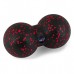 Массажный мяч двойной PowerPlay PP-4352 Epp foam peanut ball (d8*16cm.) Черный/Красный