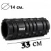 Массажный ролик (роллер) PowerPlay 4025 Massage Roller Черный (33x14см.)