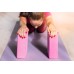 Блок для йоги 2шт. (пара) PowerPlay 4006 Yoga Brick EVA Розовые