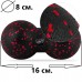 Массажный мяч двойной PowerPlay PP-4352 Epp foam peanut ball (d8*16cm.) Черный/Красный