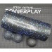 Набор для йоги PowerPlay PP_4008 EPP Foam Roller Set роллер + 2 массажных мяча Черно-синий