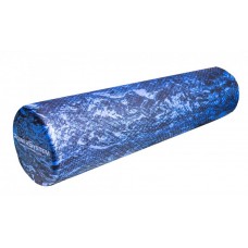 Массажный ролик (роллер) гладкий Power System PS-4089 Hexa Camo Roller Black/Blue (60x15см.)