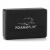 Блок для йоги 2 шт (пара) PowerPlay 4006 Yoga Brick EVA Черные