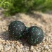 Массажный мяч двойной PowerPlay PP-4352 Epp foam peanut ball (d8*16cm.) Черно/Зеленый
