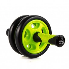 Колесо для пресса двойное PowerPlay 4327 Dual-Core Ab Wheel Черно-красное