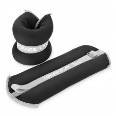 Утяжелители-манжеты для ног и рук PowerPlay PP-4349 Ankle/Wrist Weights (2шт.*2 kg) (пара) Черные