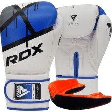 Боксерские перчатки RDX F7 Ego Blue 10 унций (капа в комплекте)