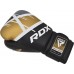 Боксерские перчатки RDX F7 Ego Black Golden 10 унций (капа в комплекте)