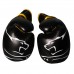 Боксерские перчатки PowerPlay 3018 Jaguar Черно-Желтые 12 унций