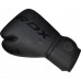 Боксерские перчатки RDX F6 Kara Matte Black 14 унций (капа в комплекте)