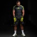 Боксерские перчатки Phantom APEX Elastic Neon Black/Yellow 12 унций (капа в подарок)