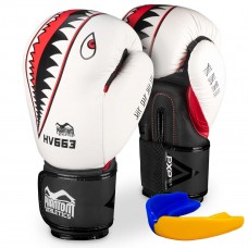 Боксерские перчатки Phantom Fight Squad WEISS White 12 унций (капа в подарок)