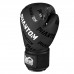 Боксерські рукавиці Phantom APEX Velcro Black 12 унцій (Бинти 4м. в подарунок)