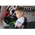 Боксерські рукавиці PowerPlay 3004 JR Classic Чорно-Зелені 8 унцій