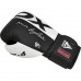 Боксерские перчатки RDX F4 Boxing Sparring Gloves Hook&Loop WHITE/BLACK 12 унций (капа в комплекте)
