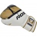 Боксерские перчатки RDX F7 Ego Golden 10 унций (капа в комплекте)