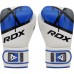 Боксерские перчатки RDX F7 Ego Blue 16 унций (капа в комплекте)