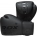 Боксерские перчатки RDX F6 Kara Matte Black 14 унций (капа в комплекте)