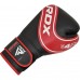 Боксерские перчатки RDX 4B Robo Kids Red/Black 6 унций (капа в комплекте)