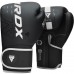 Боксерские перчатки RDX F6 Kara Matte White 16 унций (капа в комплекте)