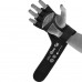 Перчатки ММА RDX AURA PLUS T-17 Black Golden XL (капа в комплекте)