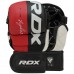 Перчатки ММА RDX T6 Plus Rex Red M (капа в комплекте)