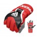 Перчатки ММА RDX AURA PLUS T-17 Red/Black XL (капа в комплекте)