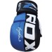 Перчатки для RDX T6 Plus Rex Blue M (капа в комплекте)