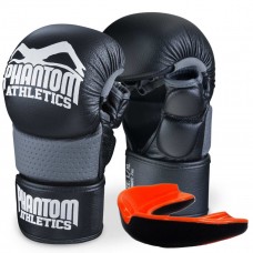 Перчатки для ММА Phantom RIOT Black S/M (капа в подарок)
