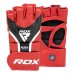 Перчатки ММА RDX AURA PLUS T-17 Red/Black XL (капа в комплекте)
