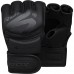 Рукавиці для ММА RDX F15 Noir Matte Black S (капа в комплекті)