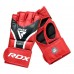 Перчатки ММА RDX AURA PLUS T-17 Red/Black XL (капа в комплекте)