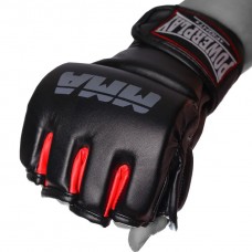 Перчатки MMA PowerPlay 3053 Черно-Красные L/XL