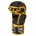 Рукавиці для ММА Phantom Muay Thai Black Gold S/M (капа в подарунок)
