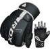 Перчатки ММА RDX F6 KARA Matte White M (капа в комплекте)